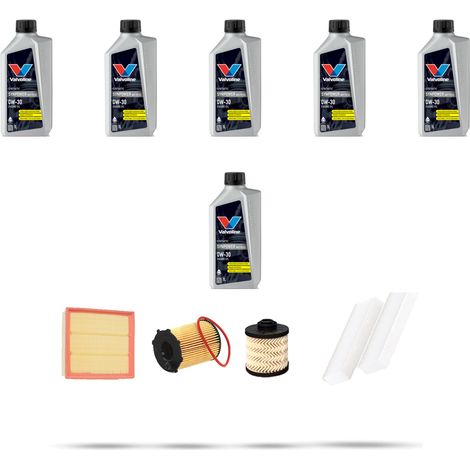 Kit tagliando 4 FILTRI e 6L OLIO compatibile con Peugeot Traveller 1.6 BlueHDI 85kw Dal 2016 (1/5)