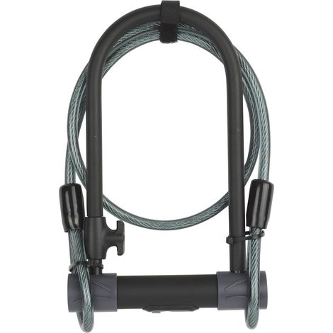 1 Antivol U, Câble 1,2m, Acier Cémenté, Clé, Vélo VTT Moto (1/5)