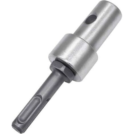 Adaptateur de perceuse électrique à tarière de Jardin pour perceuse Filaire et perceuse sans Fil, SDS Plus Filetage sans clé Mandrin Adaptateur à Tige Ronde pour visseuse à Percussion