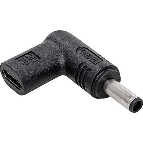 Adaptateur USB-C / 4,5 x 3,0 mm pour ordinateur portable Dell Asus AK-ND-C10 Power Delivery 10 (1/3)