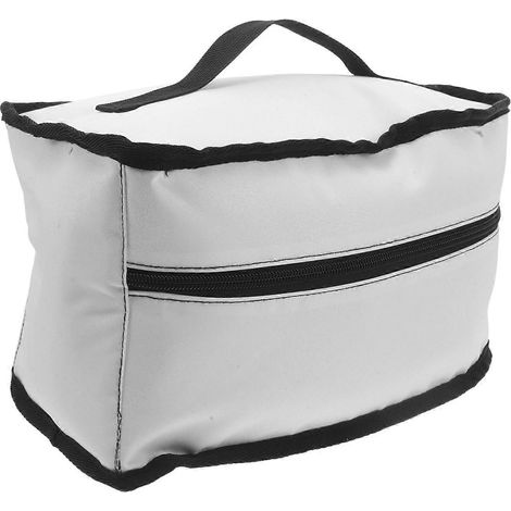 Étui pour fer à vapeur : Étui de voyage pour fers à repasser - Sac de rangement portable avec organisateur de fer à vapeur portatif - Blanc
