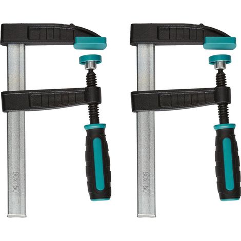 Lot de 2 Serre-Joints à Vis SC 80-200, Force de 270 kg (1/5)