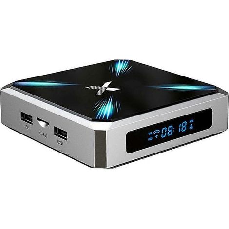 Boîtier TV Android 14.0 Allwinner H626 2,4 GHz / 5 GHz Dual Wi-Fi 6 Bluetooth 2 Go/16 Go 4K HD Box Mart Lecteur multimédia vidéo Décodeur UE (1/5)