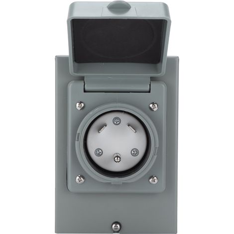 Boîte d’entrée générateur 30A 125V 3750W extérieure étanche prise accessoire camping-car (1/5)