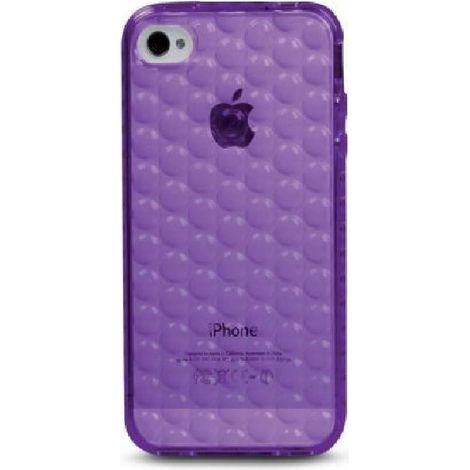 Trade Shop - SBS BUBBLE SMARTPHONE-HÜLLE FÜR APPLE IPHONE 5 5G 5S LILA -