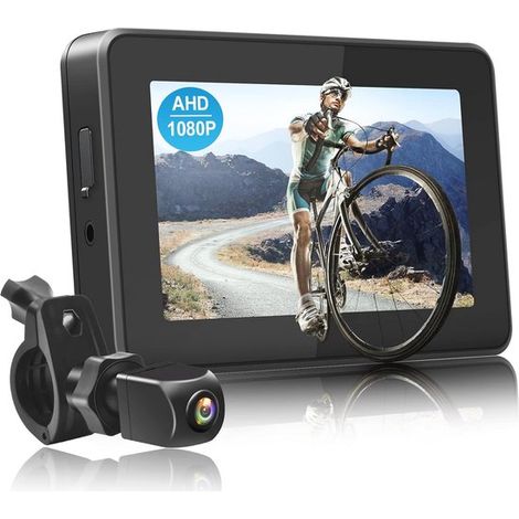 Telecamera di retromarcia per bicicletta con monitor da 4,3 pollici e visione notturna: sicurezza per la bicicletta. (1/5)