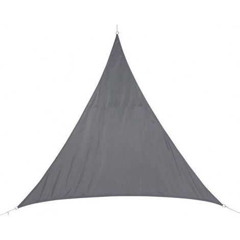 Hesperide – Toile solaire triangulaire 2x2m – Déperlant 180g/m² polyester – Anneaux d'attache inclus – Pour balcons et terrasses