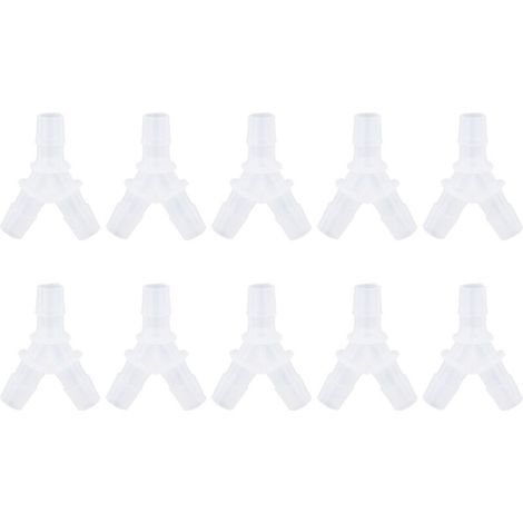 Jeffergarden Raccords de tuyaux souples, connecteur de Type Y pour Aquarium, pompe à air, connecteur à 3 voies (8mm), 10 pièces-DOU