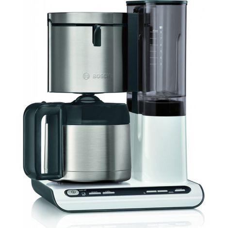 Bosch TKA8A681 Caffettiera a filtro acciaio inox bianca (1/5)