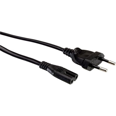 Value 19.99.2096 Strom Netzkabel  Schwarz 1.80 m