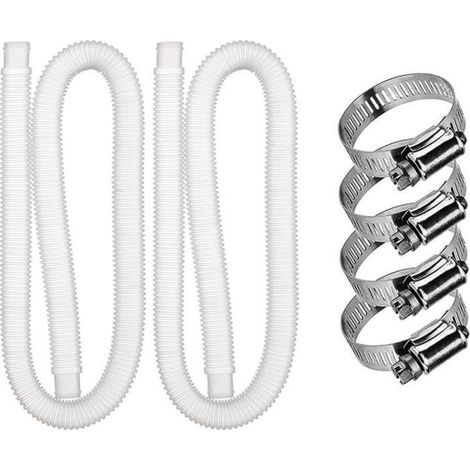 Tuyau de rechange pour piscine Intex - 3,2 cm - 32 mm - Tuyau de piscine de 1,5 m - Pour pompe-filtre-chauffage[1649] (1/4)