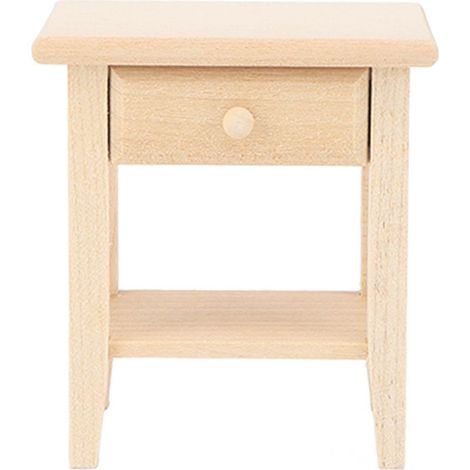 Meuble miniature 1:12 pour maison de poupée, buffet en bois, décoration étagère (1/5)