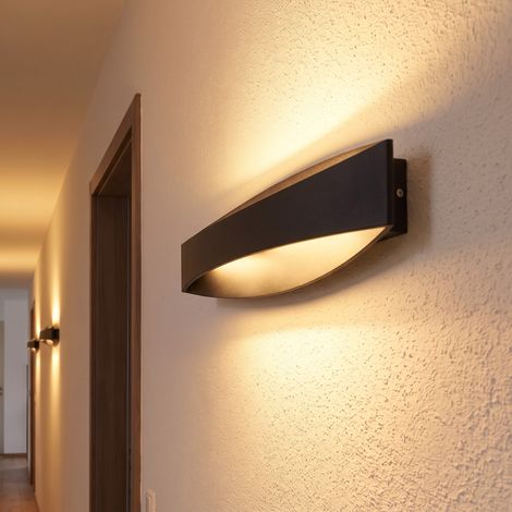 Innen-LED-Wandleuchte 12W 2700K schwarz (1/5)