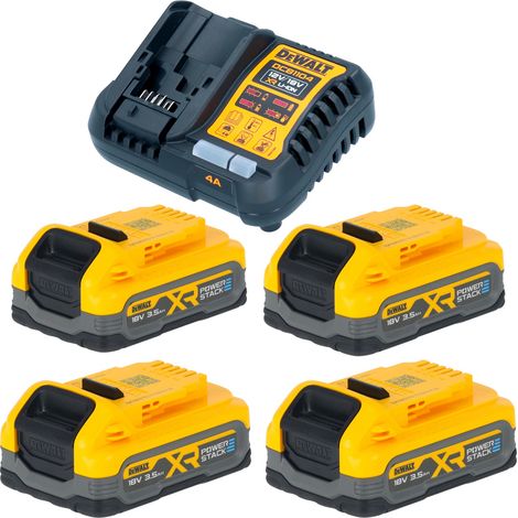 Cargador rápido DeWalt DCB 1104 10,8 - 18 V 4,0 A para baterías XR Li-Ion (1/5)