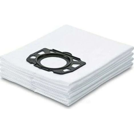 Staubsaugerzubehör: 6er-Pack Ersatzfilterbeutel für Kärcher MV4, MV5, MV6, WD4, WD5, WD6, kompatibel mit Kärcher WD4000 bis WD5999