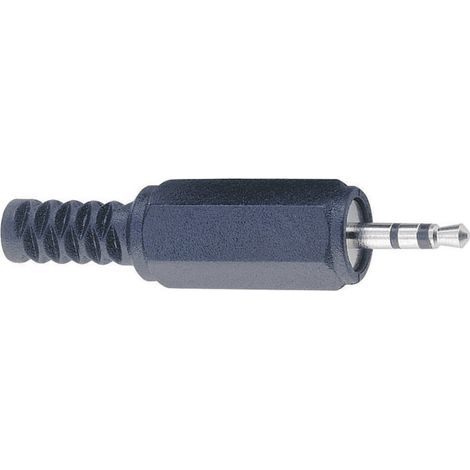BKL Electronic 1107002 Klinken-Steckverbinder 2.5 mm Stecker, gerade Polzahl: 3 Stereo Schwarz 1 St. (1/2)