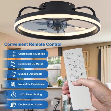 Ventilateur sans pales 16 pouces – Tour 80 cm, oscillation, télécommande – Réglage progressif, écran LED, minuterie – Silencieux, portable – Idéal pour chambre à coucher-Noir (1/3)