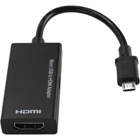 cavo adattatore da micro USB a HDMI cavo di conversione HD da micro USB a HDMI per cellulari e TV (1/5)
