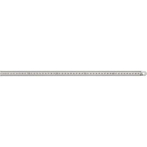 Biegsamer Stahlmaßstab 500x18 mm rostfrei FORUM