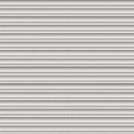 Carrelage 3D Blanc 25x5x1,2 cm Iseron - Mur intérieur (vendu par carton de 0,38 m²) - RO'MA CARRELAGE