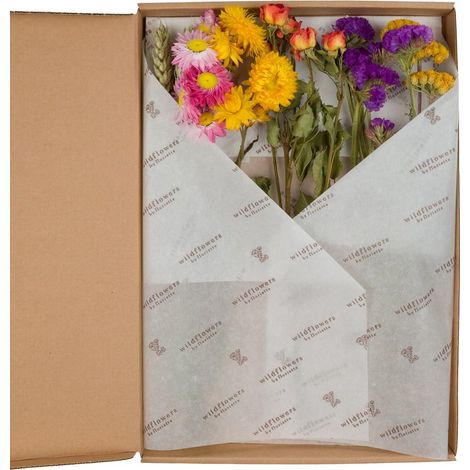 Bouquet de Fleurs Séchées Multicolore pour Décoration Intérieure - 5 Pièces - Hauteur 30 cm - PANGIVO