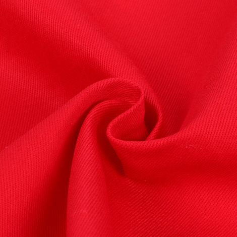 Küchenschürze aus Baumwolle, wasserdicht, rot, mit Schleife, verstellbarem Nackenband, 68 x 63 cm (1/5)