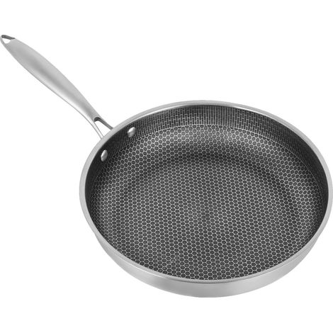 Poêle à frire, diamètre 32 cm, compatible avec les plaques à induction et à gaz, 32cm (1/5)