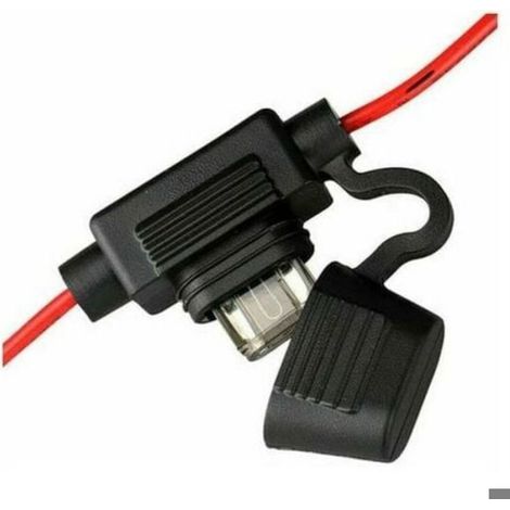 Amplificateur d'antenne radio voiture – ANT-208 (gain 25-30dB) – pour FM/AM – noir 55×35×15mm (1/4)