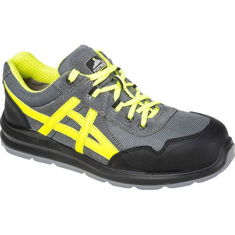 Sicherheitsschuhe Trainer Mersey Steelite S1 Farbe: Grau Größe 43 - Portwest