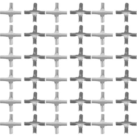 IMIKEYA 200 Boucles en croix invisibles pour filet antivol, clips (1/5)