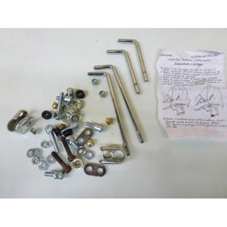verschiedene Originalhalter für Motorrad aprilia 125 rot rosa