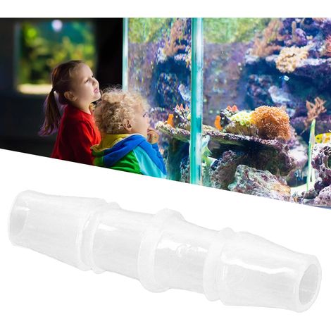 10 Stück werden als ein Los verkauft, gerade Verbinder mit gleichem Durchmesser für Aquarien, Fischteiche, Luftpumpen, Schläuche, Pagodenverbinder, Wasserrohrfittings, gerade Verbinder 4,8-4,8. (1/5)