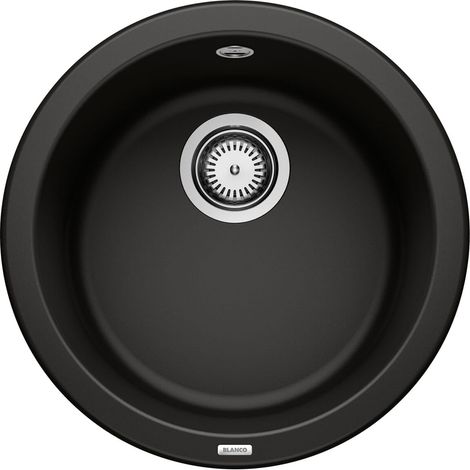 Blanco Rondo - Lavello in silgranit, diametro 45 cm, nero 525959 (1/4)