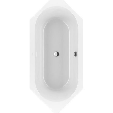 Sistema idromassaggio, Loop & Friends, vasca da bagno, UBA205LFO6V, esagonale, acrilico, 2050 x 900 mm, bianco, Hydropool Comfort (HC),