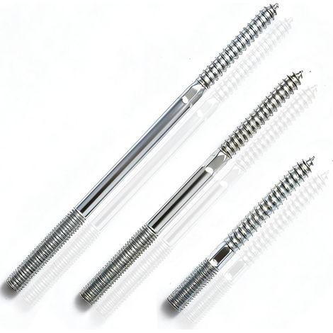 Lot de 20 vis M6 x 80 mm TX25 à double filetage (1/5)