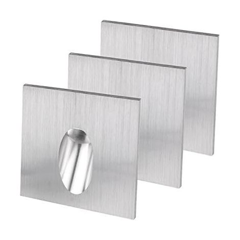 BRAVIX Applique murale à LED carrée et encastrée pour escaliers, porche, chemin de lumière ou sous-sol 1 W 100 à 245 V CA