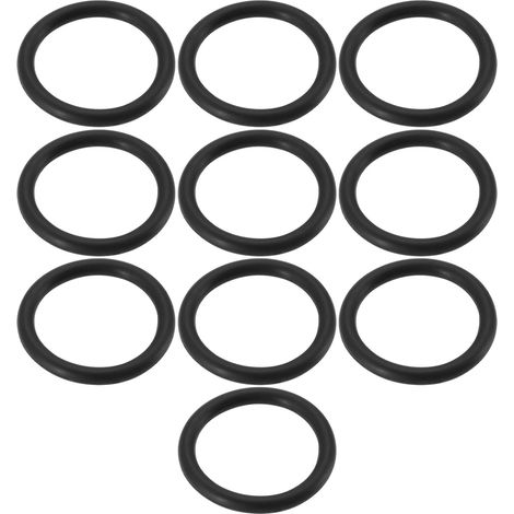 10 Pcs Rubber O-Ring Seal for Pool Filter Pump Hose, Outer Diameter 32mm, Thickness 3.5mm, Fits Hose Connector (1/5)