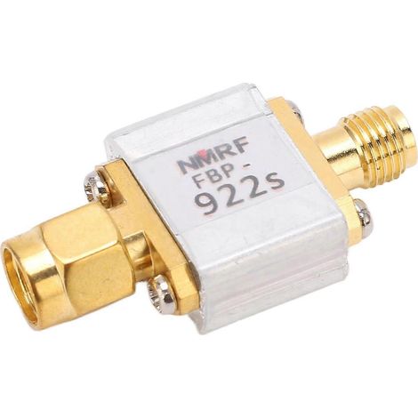 Bandpassfilter, 922,5 MHz Mittenfrequenz, 1-dB-Bandbreite 5 MHz, SMA-MF-Schnittstelle für RFID