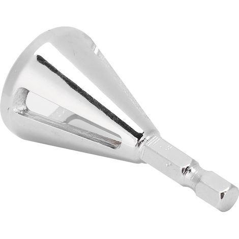 Chanfreineuse pour perceuse sans bavure, tige hexagonale en acier inoxydable