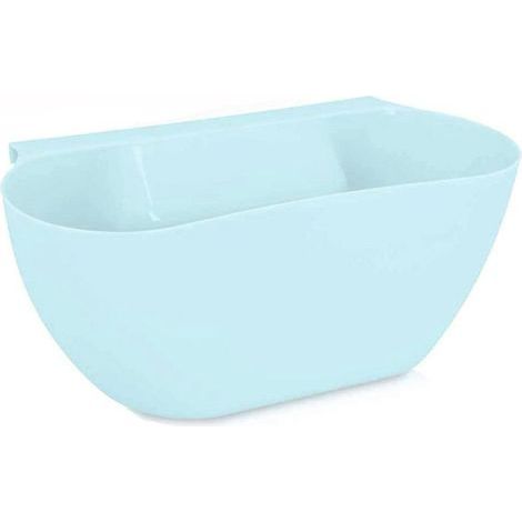 1 Pcs Coupelle Collecte Dchets Cuisine Bleu- Bac Poubelle Collecteur 3,8l Pour Plan De Travail - Rcipient Accrocher 28 X 13,5 X 11 Cm (1/5)