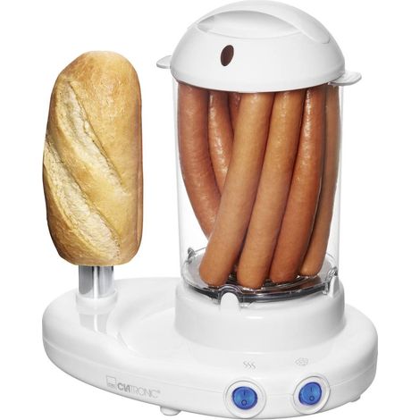 Clatronic HDM 3420 apparecchio per hot-dog e uova bianco