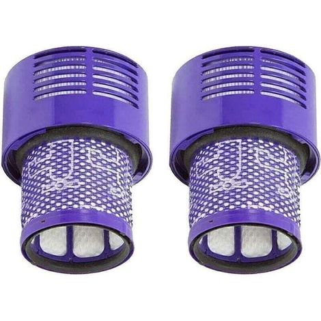 Lot de 2 filtres lavables pour aspirateurs Dyson V10 – Haute résistance – Bloque poussière et allergènes – Entretien facile (1/5)