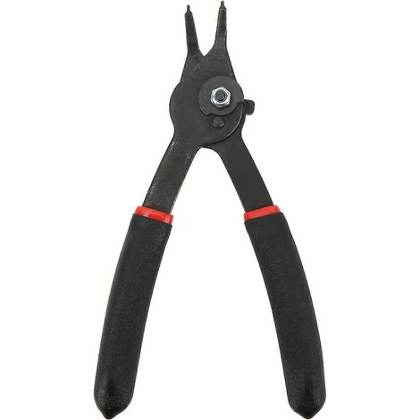 6-Zoll-Sprengringzange aus Stahl, Innen- und Außensprengringzange zum Entfernen von Sicherungsringen (4 Stück)