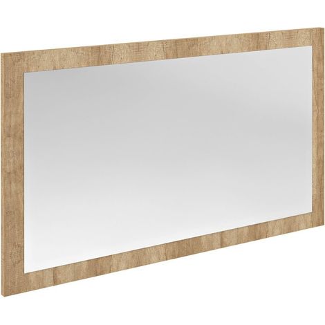 Miroir NIROX avec cadre 100x60cm, chêne Alabama (1/4)
