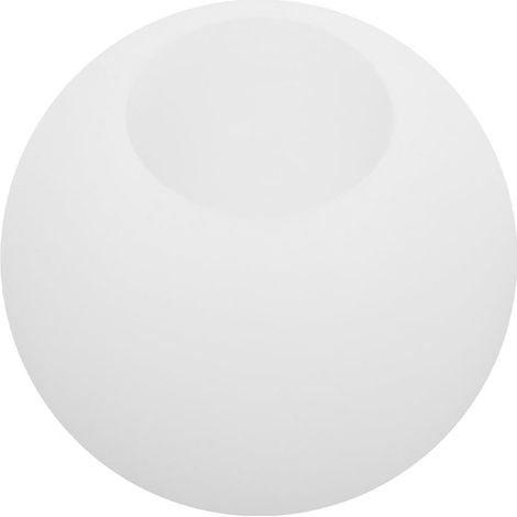 Abat-jour de rechange en forme de boule en verre blanc mat laiteux - Diamètre : 120 mm - Pour applique murale, suspension (1/5)