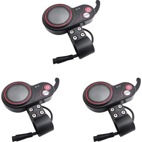 Adatto per cruscotto LCD azionabile con il pollice 3X QS-S4 48V-60V, compatibile con scooter elettrici Zero 8, 9, 10, 8X e 10X, accessorio display a 6 pin. (1/3)