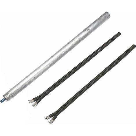 Anneau magnésium thermique électrique 22 x 400 mm M8 + RÉSISTANCE PINCE - 1200 W - 230 V - L.410 mm +-5 mm (2 unités) (1/5)