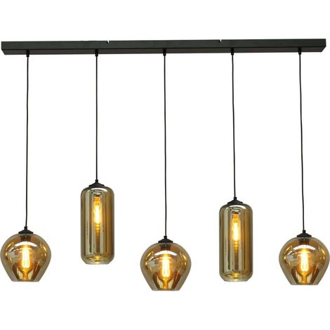 Suspension de salle à manger en verre Quinto 5 - 2261-05-130-5-05-35 (1/3)