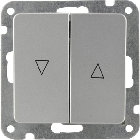 Unitec Jalousie-Taster LeMans Serie 603 silber Schalter (1/2)