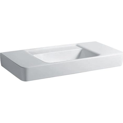 Lavabo para mueble RENOVA PLAN 1000x480mm sin orificio para grifería sin rebosadero we